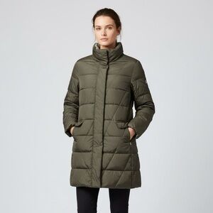 Bogner Olive Puffer Down Jacket Size 4